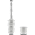 Product Image of All Purpose Master Plunger w/ Air Relief Slot & Small Caddy (White)