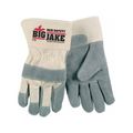 Product Image of 1702 Big Jake Leather Palm Work Gloves, Palm Lined w/ Kevlar Aramid, 2.75" Cuff (Medium)