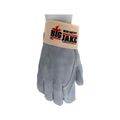 Product Image of 1735 Big Jake Double Leather Palm & Finger Work Gloves w/ Full Leather Back (Medium)