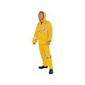 Product Image of 2403 Classic Plus Waterproof Rain Jacket w/ Corduroy Collar, Detachable Hood & Bib Pants, Yellow (Large)