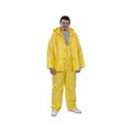 Product Image of 3003 Wizard Waterproof Rain Jacket w/ Detachable Hood & Bib Pants, Yellow (Large)