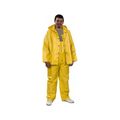 Product Image of 3003 Wizard Waterproof Rain Jacket w/ Detachable Hood & Bib Pants, Yellow (XL)