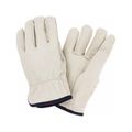 Product Image of 3255 Leather Drivers Fleece Insulated cowhide Leather Work Gloves w/ Straight Thumb (XL)