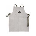 Product Image of 38130MW Heavy Leather Welding Apron w/ Divided Bib Front Pocket, Adjustable Waist & Shoulder Straps (30" x 24")