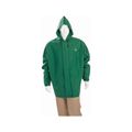 Product Image of 388JH Dominator Waterproof Rain Jacket w/ Zipper Front & Attached Hood, Green (3XL)