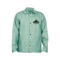 Product Image of 39030 Lightweight Cotton Welding Jacket w/ Anodized Snap Closures, Green (2XL)