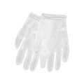 Product Image of 8700 Low Lint 100% Nylon Reversible White Inspectors Gloves, Medium (Box of 12)