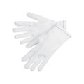 Product Image of 8760 Heavy Weight 100% Stretch Nylon Reversible White Inspectors Gloves w/ Finger Fourchettes, Large (Box of 12)
