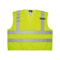 Product Image of CL2ML2 Luminator High Visibility Safety Vest w/ Silver Reflective Stripes, Lime (2XL)
