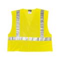 Product Image of CL2ML Luminator High Visibility Breathable Mesh Safety Vest w/ Silver Reflective Stripes, Lime (XL)