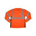Product Image of LSTSCL3MO Luminator High Visibility Long Sleeve Safety Work Shirt, Orange (2XL)
