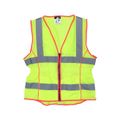 Product Image of LVCL2ML Luminator High Visibility Breathable Mesh Safety Vest w/ Reflective Stripes, Lime (Small)
