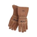 Product Image of MU3624GK Mustang Goatskin Leather Utility Work Gloves w/ Extended Gauntlet Cuff & Wing Thumb (2XL)