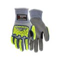 Product Image of PD6951 Predator Mechanic Work Gloves, Polyurethane Palm, HyperMax HPPE, TPR Back (3XL)