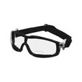Product Image of RT1 Safety Glasses w/ Interchangeable Head Band, Duramass Anti-Fog Foam Lined Gray Lens (Silver)
