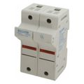 Product Image of Fuse Holder, 2 Pole, DIN Rail Mount, 600 VAC/VDC, 30A, US3J2I