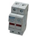 Product Image of Fuse Holder, 2 Pole, DIN Rail Mount, 600 VAC/VDC, 30A, USCC2I