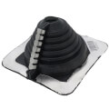 Product Image of 5/8" to 4" Square Multi-Flash Master Flash w/ Retrofit Option for Metal Roofs, Model #2 (Black EPDM)