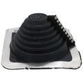 Product Image of Closed to 5-3/4" Square Multi-Flash Master Flash w/ Retrofit Option for Metal Roofs, Model #3 (Black EPDM)
