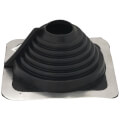 Product Image of 2-3/4" to 7" Square Multi-Flash Master Flash w/ Retrofit Option for Metal Roofs, Model #4 (Black EPDM)