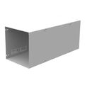 Product Image of 10" x 24" x 10" NEMA 1 Screw Cover Lay-In Wireway, Steel, Gray, No Knockouts, 101024-GSC1-NK