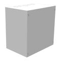 Product Image of 12" x 8" x 12" NEMA 1 Screw Cover Junction Box, Steel, Gray, 12128-SC1