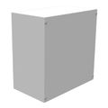 Product Image of 18" x 18" x 10" NEMA 1 Screw Cover Junction Box, Steel, Gray, No Knockouts, 181810-SC1-NK