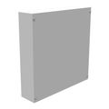 Product Image of 18" x 18" x 4" NEMA 1 Screw Cover Junction Box, Steel, Gray, No Knockouts, 18184-SC1-NK