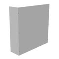 Product Image of 30" x 30" x 8" NEMA 1 Screw Cover Junction Box, Steel, Gray, No Knockouts, 30308-SC1-NK