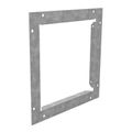 Product Image of 8" x 8" Wireway End Flange, Screw Cover, NEMA 1, Steel, Gray, 88GF