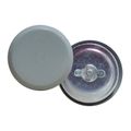 Product Image of 2-1/2" Knockout Hole Seal, Gasketed, Steel, Gray, Wing Nut Mount, A-HS250