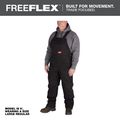 Product Image of Black FREEFLEX Bib Overall (2XL Tall), 262B-2XT