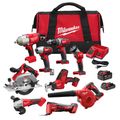 Product Image of M18 Drill/Driver, Impact Driver, Impact Wrench, Multi Tool, Blower, Grinder, HACKZALL Saw, Circ Saw, Light Kit