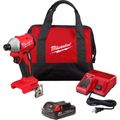 Product Image of M18 Compact Brushless 1/4" Hex Impact Driver Kit, 3650-21CT