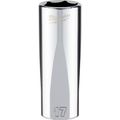 Product Image of 3/8" Drive 17mm Metric Deep Socket with FOUR FLAT Sides, 45-34-0117
