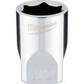 Product Image of 1/4" Drive 1/2" SAE Deep Socket with FOUR FLAT Sides, 45-34-9009