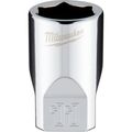 Product Image of 1/4" Drive 11mm Metric Socket with FOUR FLAT Sides, 45-34-9037