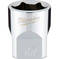 Product Image of 3/8" Drive 17mm Metric Socket with FOUR FLAT Sides, 45-34-9087