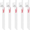Product Image of 3-5/8" 10 TPI SAWZALL Blade for Metal Scroll (Pack of 5), 48-00-5161