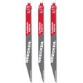 Product Image of 12" 6 TPI WRECKER with Carbide Teeth SAWZALL Blade for Multi-Material (Pack of 3), 48-00-5343