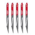 Product Image of 12" 6 TPI WRECKER with Carbide Teeth SAWZALL Blade for Multi-Material (5 Pack), 48-00-5543