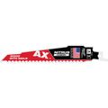 Product Image of 6" 5 TPI AX w/NITRUS Carbide Teeth SAWZALL Blade for Wood with Nails, 48-00-7251