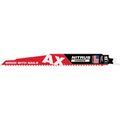 Product Image of 9" 5 TPI AX w/NITRUS Carbide Teeth SAWZALL Blade for Wood with Nails, 48-00-7252