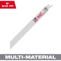 Product Image of 8" 8/12 TPI SAWZALL Blade for Multi-Material (Pack of 25), 48-01-2093