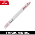 Product Image of 12" 10 TPI TORCH SAWZALL Blade for Thick Metal (Pack of 25), 48-01-2714