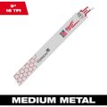 Product Image of 9" 18 TPI TORCH SAWZALL Blade for Medium Metal (Pack of 25), 48-01-2788