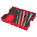 Product Image of 15 Piece Metric Combination Wrench Set with Tray for PACKOUT Drawers, 48-22-0154