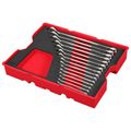 Product Image of 15 Piece SAE Combination Wrench Set with Tray for PACKOUT Drawers, 48-22-0155