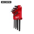 Product Image of 9-Key Ball End L-Style Hex Key Set - Metric, 48-22-2186