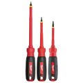 Product Image of 3 Piece Insulated Screwdriver Set, Slotted & Square, 48-22-2203